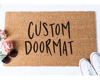 Custom Doormat - Custom Door Mat - Personalized Welcome Mat - Funny Doormat - Door Mat - Welcome Doormat - Personalised Doormat - Custom Mat
