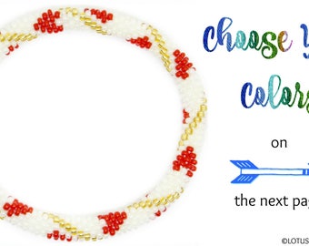 Custom Nepal Roll On Bracelet, Glass Bead Nepal Bracelet, Friendship Bracelet, Bangle Bracelet, Personalized Bracelet, Beaded Bracelet