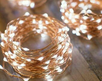 5 Meter/16 Feet Micro LED Fairy string light 5M/50 lights waterproof. Silver/Copper wire/ white light, warm white