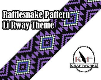 Loom Beading Pattern - Rattlesnake (Li Rway Theme)