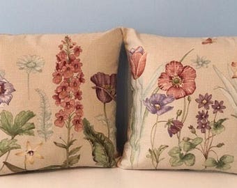 3-Pack Botanical Embroidery Decorative Throw Pillow Cases main image 0