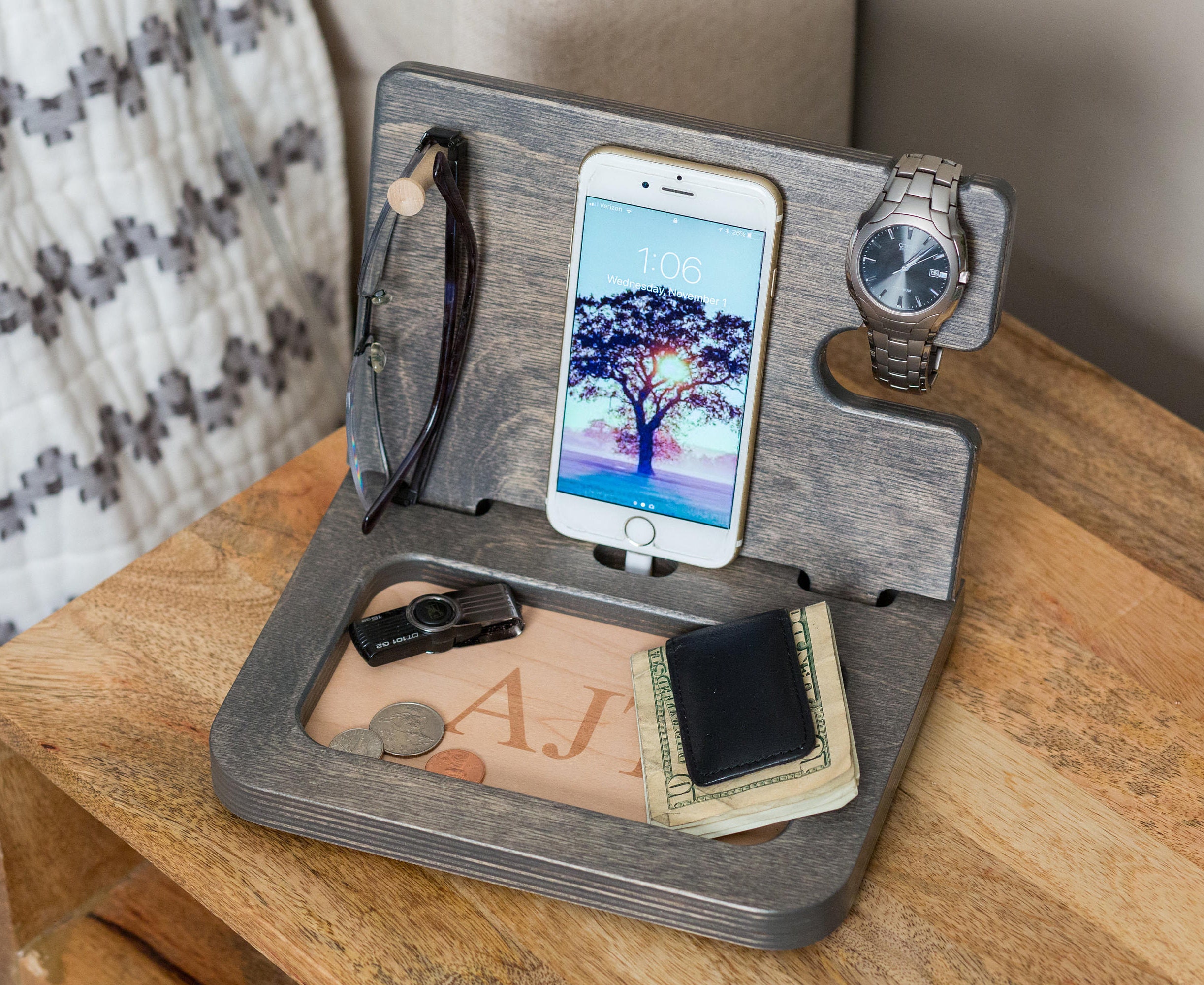 Wooden Docking Station Wood Docking Station Cell Phone Dock