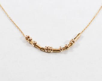 Skinny morse Code necklace. 14k gold filled. personalized jewelry. name/date/year or anything! secret coded necklace. slim custom minimalist