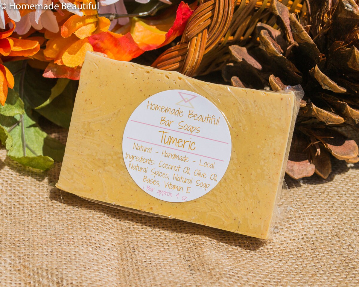 NEW Turmeric Bar Soap Turmeric Soap Goats milk soap Goats