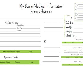 Medical binder | Etsy
