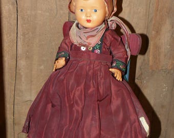 Celluloid Antique Doll Germany Farro Danmark - 1327