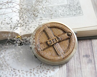 Personalized gift housewarming party gift ideas Pocket mirror New home gifts Realtor closing gift New homeowner gift home numbers Door knobs