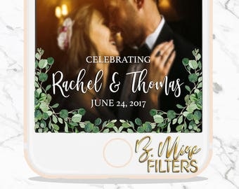 Wedding Snapchat Geofilter, LEAVES SNAPCHAT, CUSTOM Snap,Watercolor Snapchat Filter, Watercolor Wedding, Classic Wedding, Engagment Snapchat