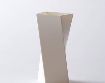 Twisted, Square, Vase, Pen, Holder, Modern, Minimalist, Home, Interior, Design