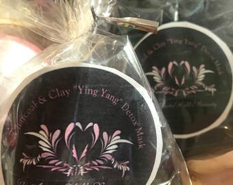 Charcoal and clay detox mask