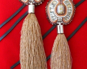 Pendientes pendientes soutache / Soutache / Серьги сутаж