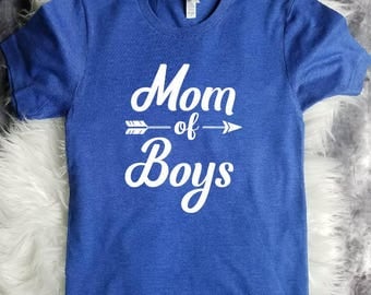 Boy Mom Shirt - Mothers Day Gift - Mom of Boys Shirt - Boy Mama Tshirt - Mama T Shirt - Mom T shirt - Shirts for Moms - Baby Shower Gift