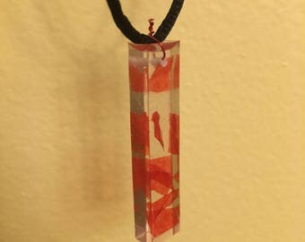 Twenty one pilots Tour de Columbus Trees Confetti Necklace
