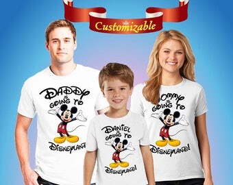 I'm Going to Disney Custom shirts for family members, girls Disney Shirts, boys Disney Shirts, Family Vacation, Family matching shirts