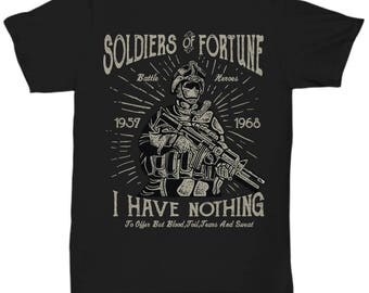 soldier of fortune t shirt