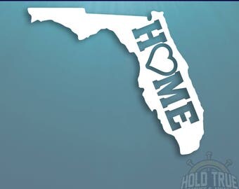 Florida Decal - PICK COLOR and SIZE - Florida Home Decal - Fl Decal - Fl sticker - Florida Car Decal - Florida sticker - Florida car sticker