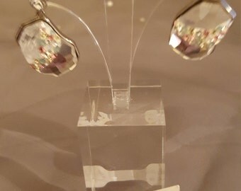 Swarovski Glamour earrings - Silver Rainbow