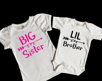 lil bro big sis t shirts