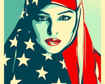 We the People Poster - Prints, Canvas, Framed - Women's March Poster - Shepard Fairey Poster - We the People Are Greater Than Fear Poster