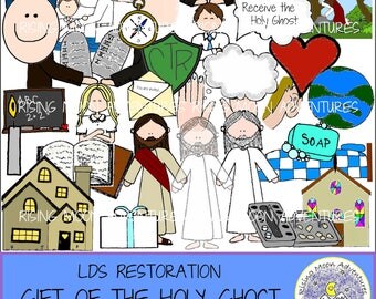 LDS Gift of the Holy Ghost Download with story - Baptism Talk, Preparation, or Family Home Evening