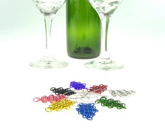 Chainmaille Wine Glass Charms Perfect For A Renaissance Wedding