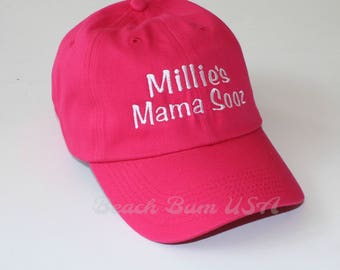Baseball Cap Personalized Custom Embroidery Hat bio washed Unisex Adult Size, Youth Size noted with Youth in front of color name