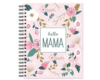 Hello Mama™ Brand Pregnancy Book, Baby Memory Book, Baby Book, Personalized Baby Book, The Sweet Rhino