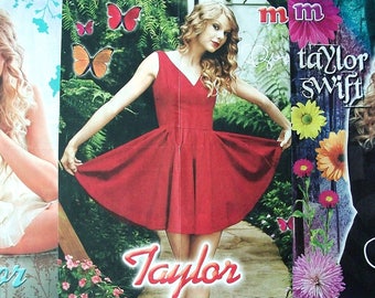 TAYLOR SWIFT ~ Blank Space, Style, Wildest Dreams, Teardrops On My Guitar, Shake It Off ~ Color Posters for Scrapbooking - Batch 2