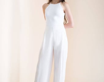 white silk palazzo pants