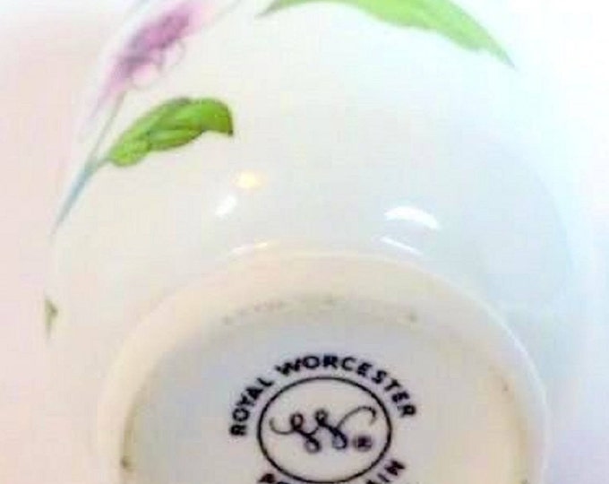 Royal Worcester Egg Coddler, Vintage King Size Porcelain Egg Cooker, Lidded Egg Cup, Astley Pattern, Made in England