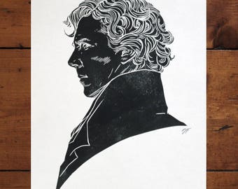 Sherlock silhouette | Etsy