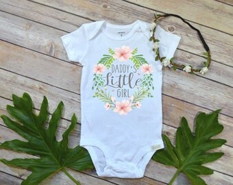 Daddy's Little Girl, Baby Shower Gift, Baby girl Gift, Granddaughter gift, Daddy shirt, Baby girl gift, Boho Baby, Daddy's Girl, Niece Gift