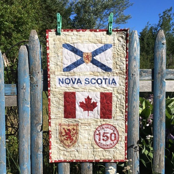 Nova Scotia Quilt // Nova Scotia Crest // Canada 150