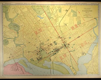 Little Rock Map Little Rock Street Map Vintage Wall Art