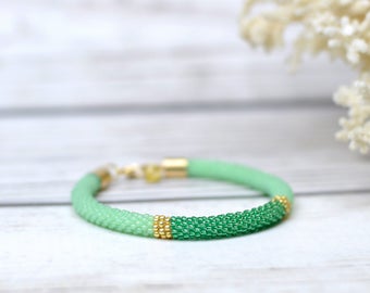Mermaid jewelry mint green bracelet friendship bracelet womens gift|for|sister summer outdoors bridesmaid gift summer party jewelry boho