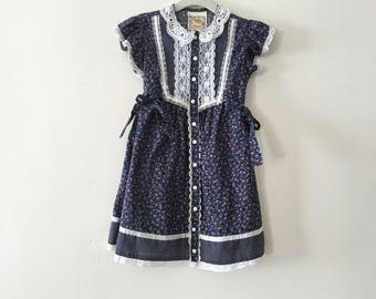 Rare Gunne Sax Toddler Prairie Dress - Size 4 t