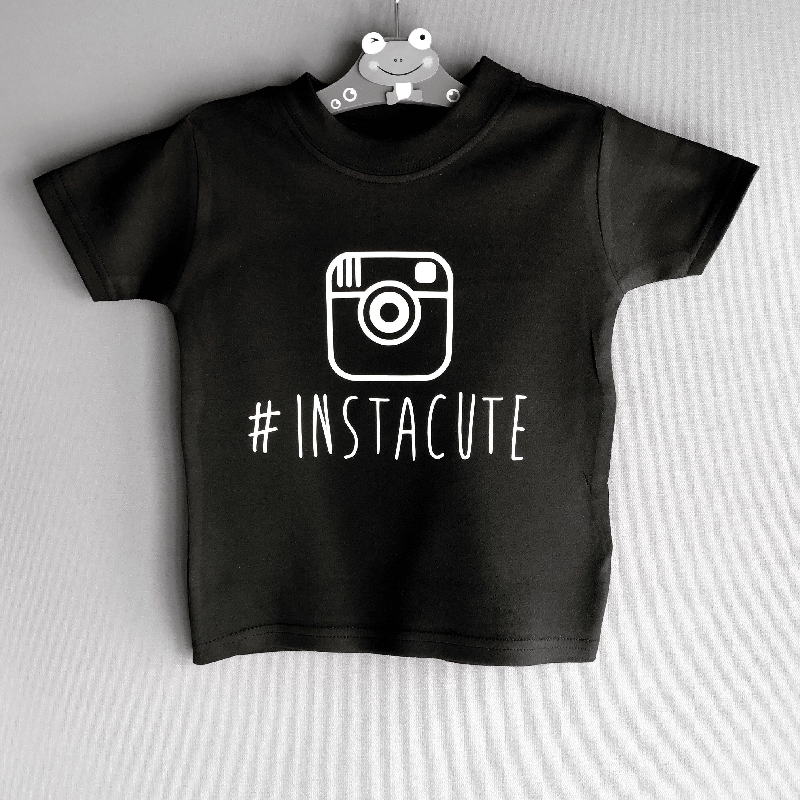 Instagram Cute Baby Girl Tshirt Hashtag Kids Shirt Popular Girls