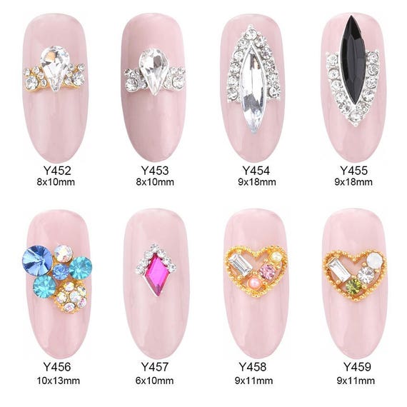 3d nail charms 10pcs Crystal strass nagel decorative nail art