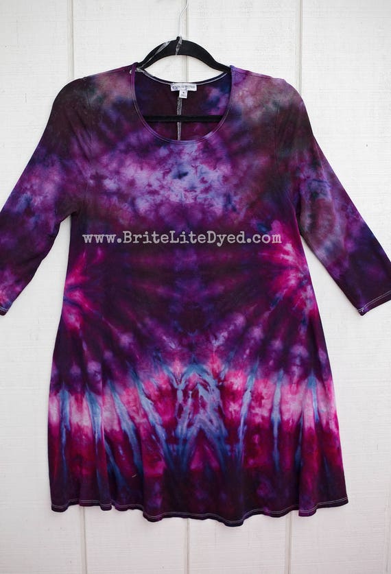 Tie Dye Dress Womens SMALL Tiedyed Dress Womens Clothing