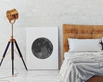 Moon Wall Art full moon wall art | etsy Moon Wall Art full moon wall art | etsy