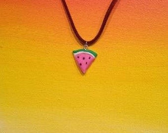 Pink Watermelon Necklace