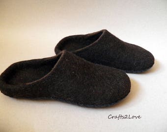 Felt slippers | Etsy