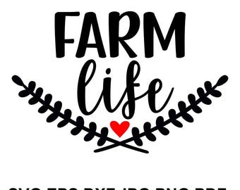 Farm life svg | Etsy