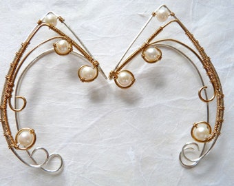 Elf Ears, Elf Ear Cuff, Fairy Ears, Wire Elf Ears, Ear Cuff Elf