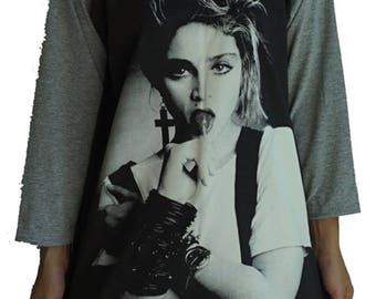 T-Shirt Madonna Little Tiger - Violet, Taille XS - Occasion Très Bon État
