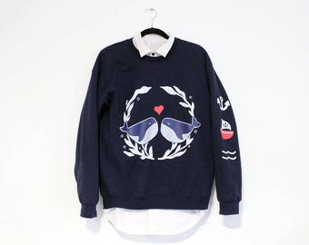 whale sweatshirt