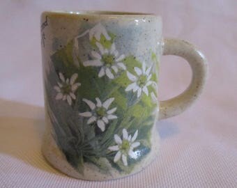 Vintage Miniature Mug shot glass souvenir from Pilatus Switzerland