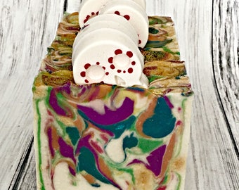 Day of the Dead Soap - Sugar Skull Soap - Goth Soap - Homemade Soap - Fall Soap - Autumn Soap -Dia de los Muertos - Carnival - Citrus Soap