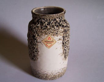 Scheurich Keramik Studio Art Pottery - Volcanic Lava Glaze - Mid Century Vase - ca. 1960/70s - Made in West Germany