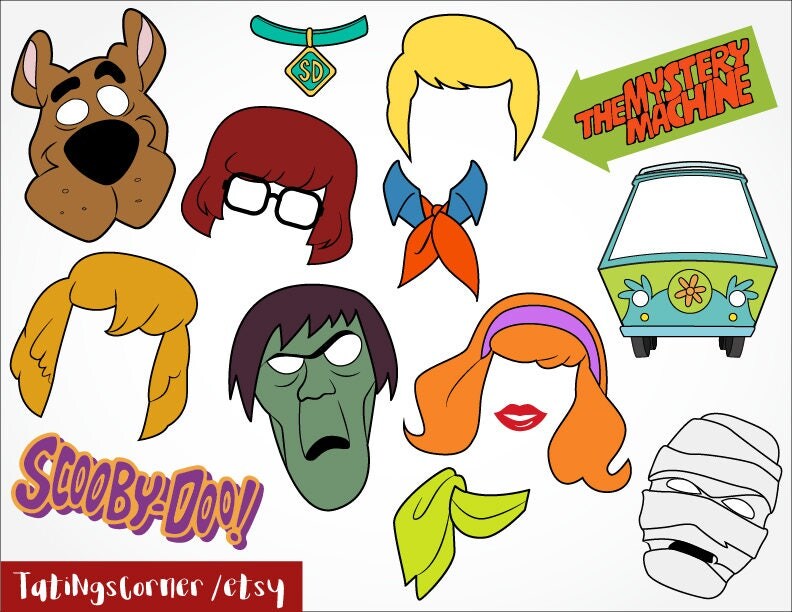 Scooby Doo Photo Booth Props Scooby Doo Scooby Doo